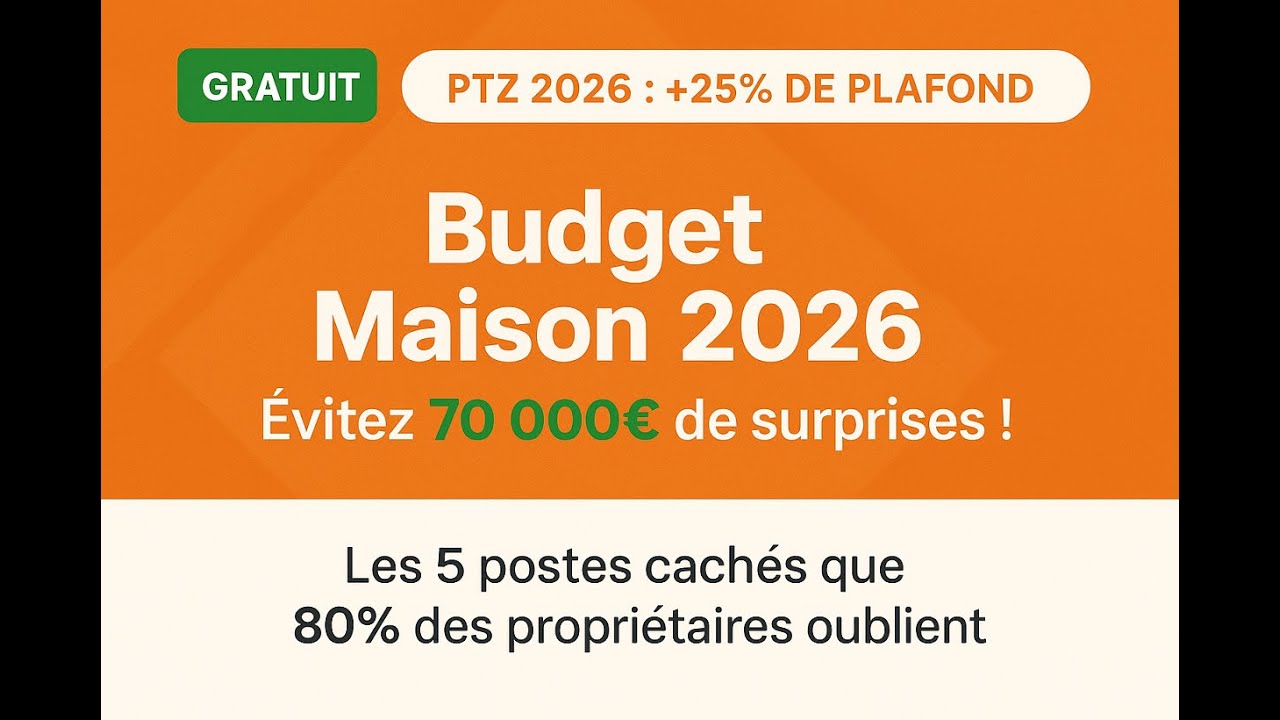 Budget Construction Maison 2026