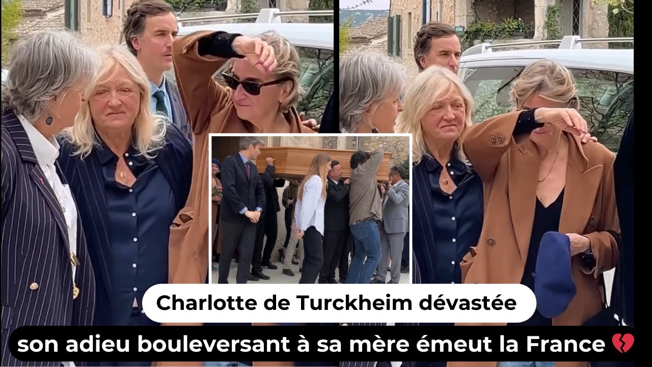 Charlotte de Turckheim dévastée : son adieu bouleversant à sa mère émeut la France 💔