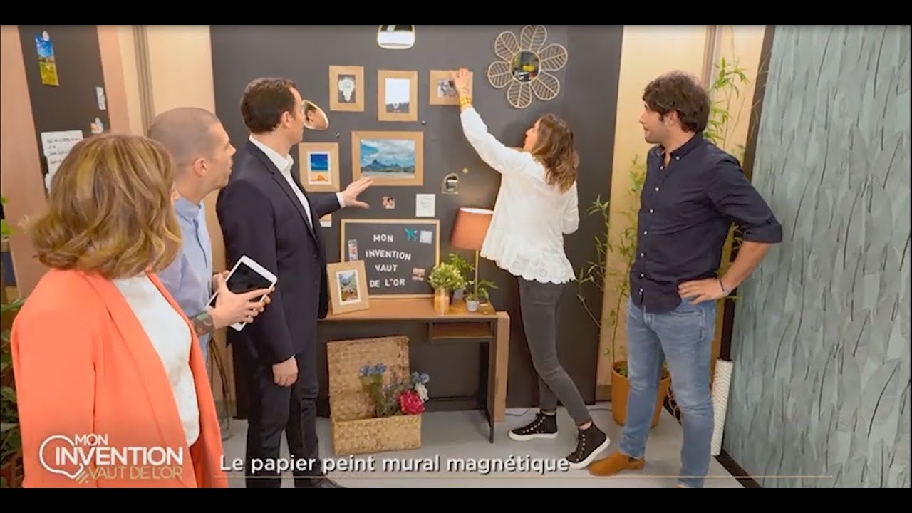 Mon Invention vaut de l'Or - Papier Peint Magnétique FERFLEX  - Cdiscount