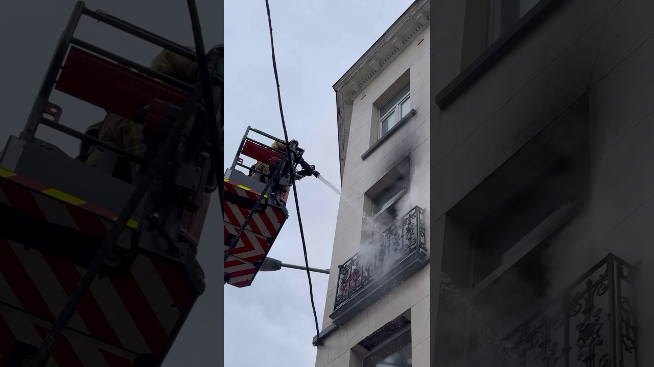 Départ Pour FEU DE BALCON avec Les Pompiers ! 🔥
