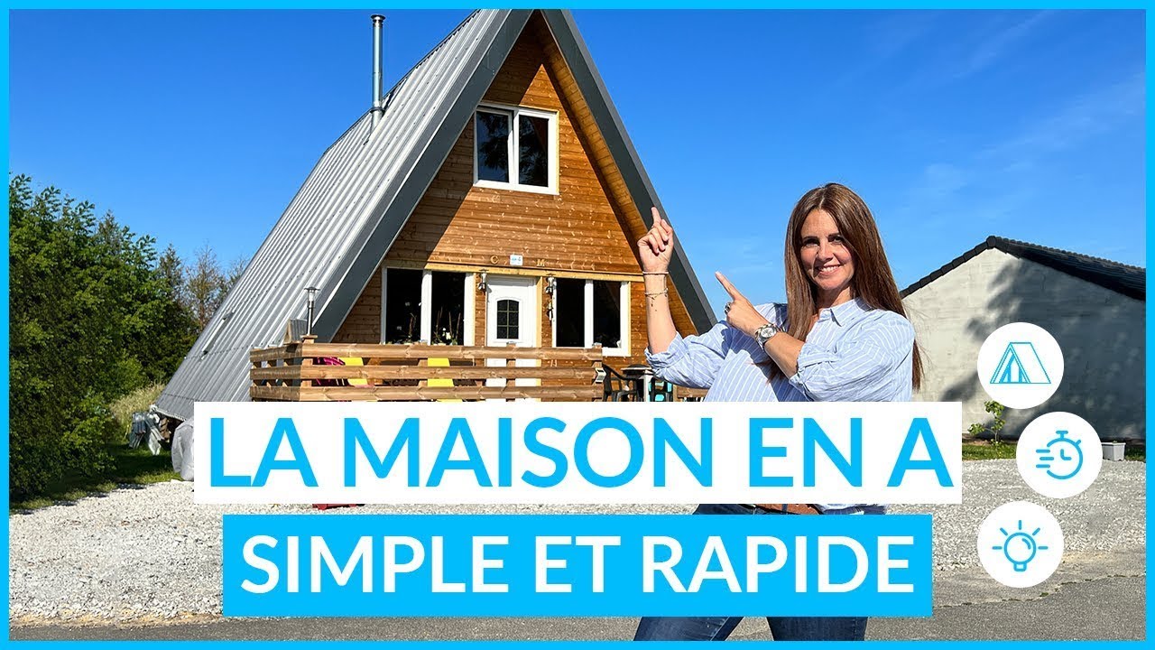 Ils ont construit une MAISON EN A seuls en 6 mois | Eco'habitons