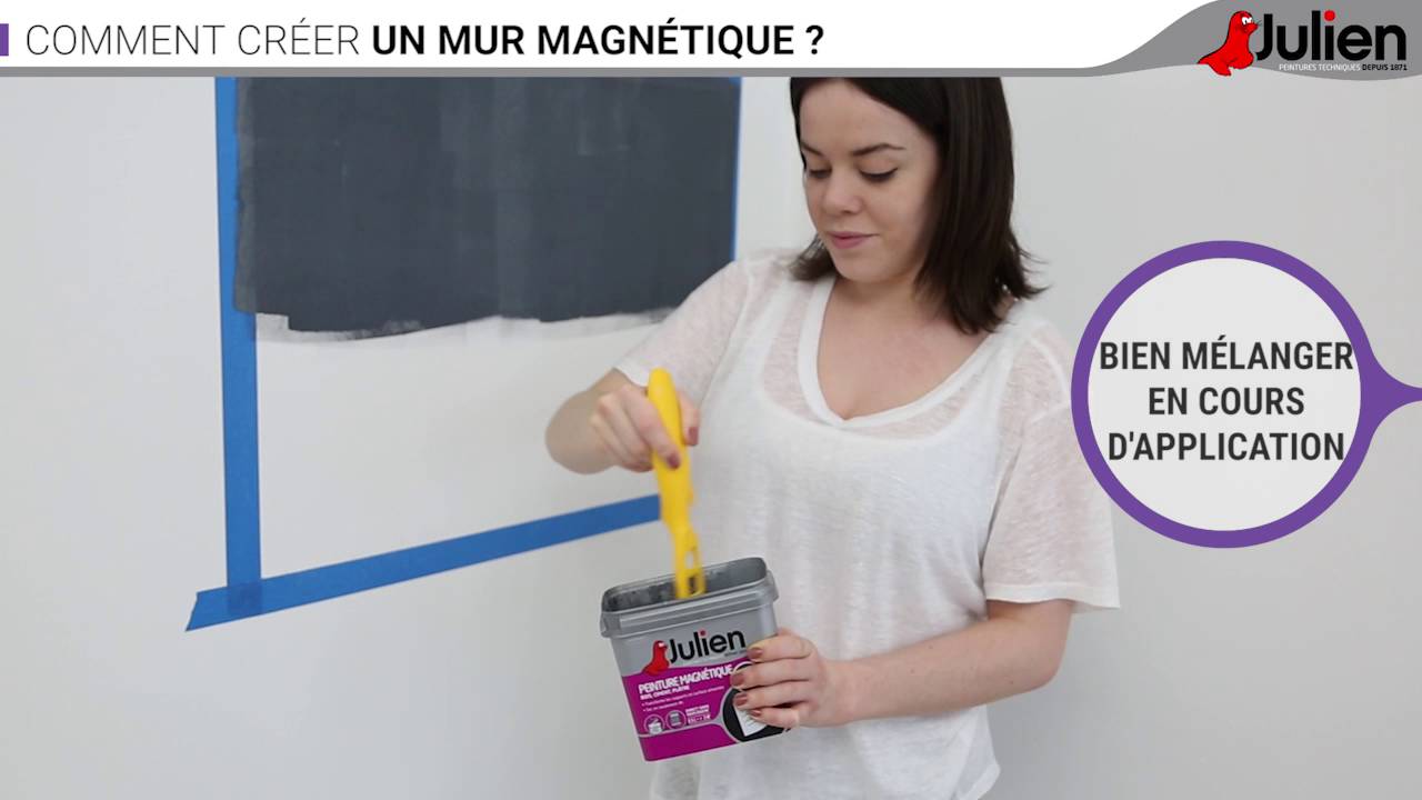 Comment créer un mur magnétique ? - Peintures Julien