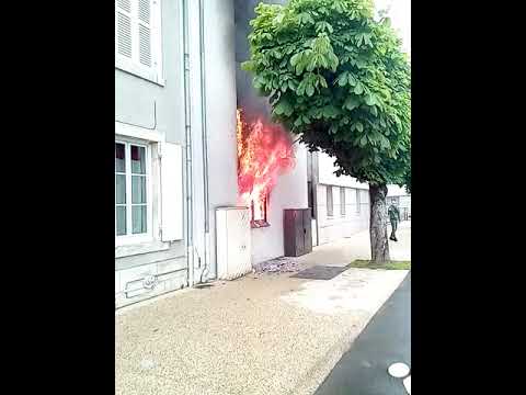 VIDEO. Incendie d'un appartement avenue François-Mitterand