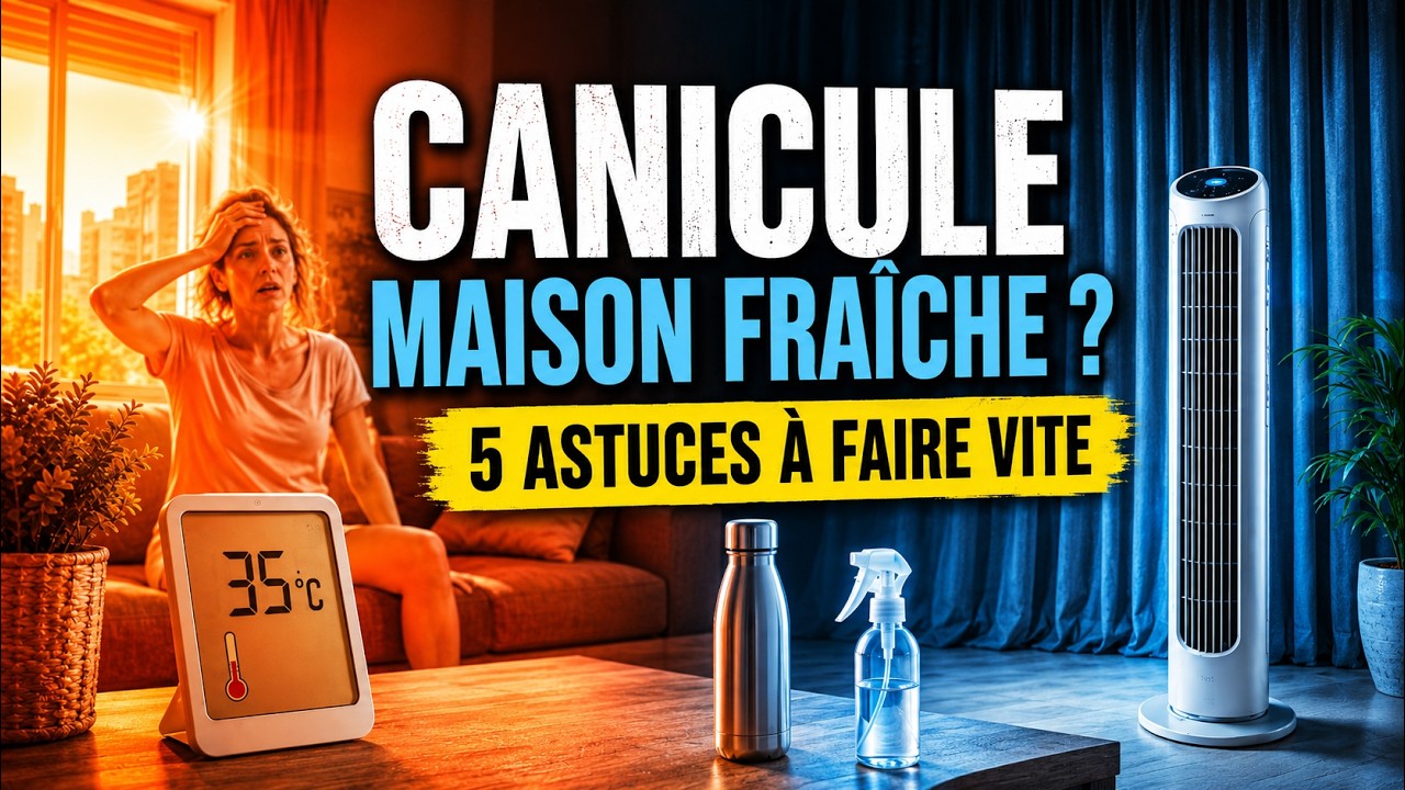 Canicule : 5 astuces pour garder sa maison fraîche avant qu’il soit trop tard