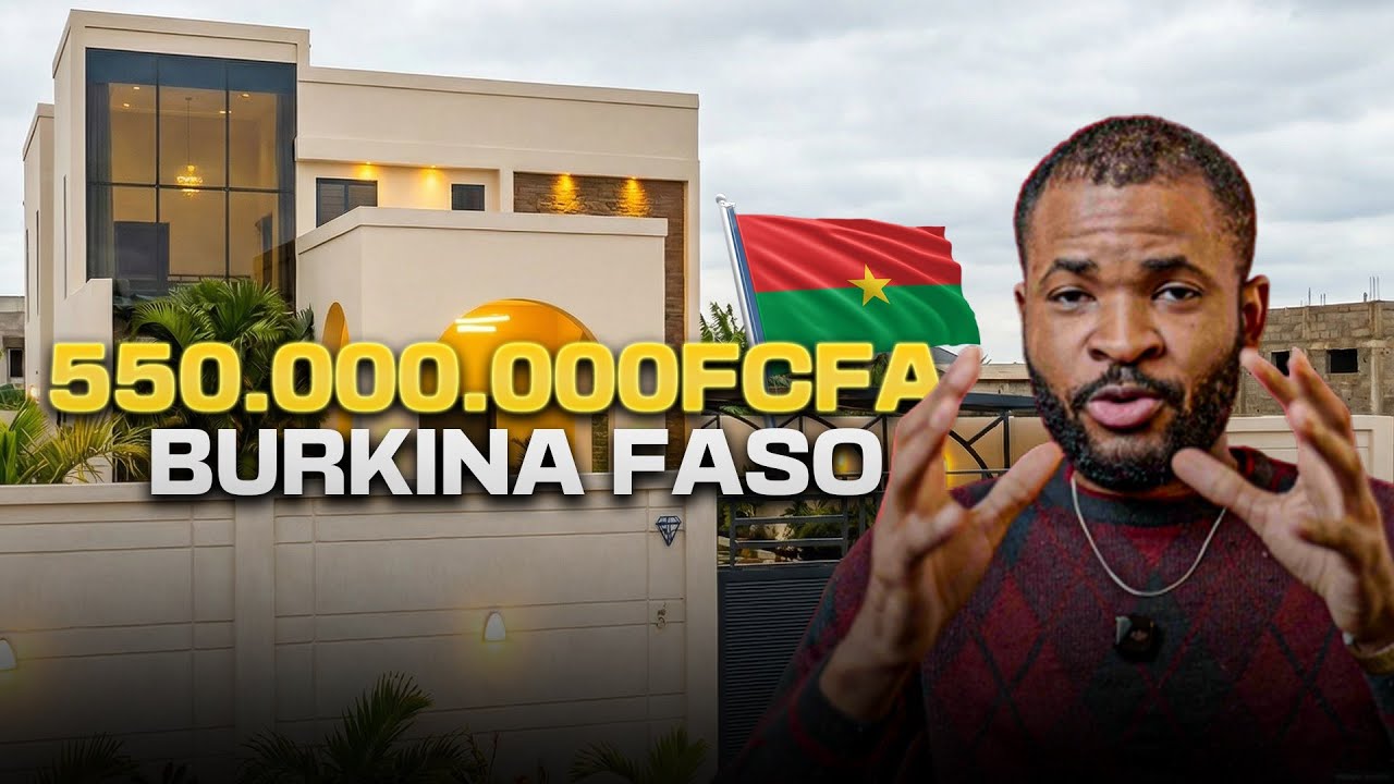 Il ont Construit Cette Villa de Luxe à 550 MILLIONS FCFA à Ouagadougou, Burkina Faso.
