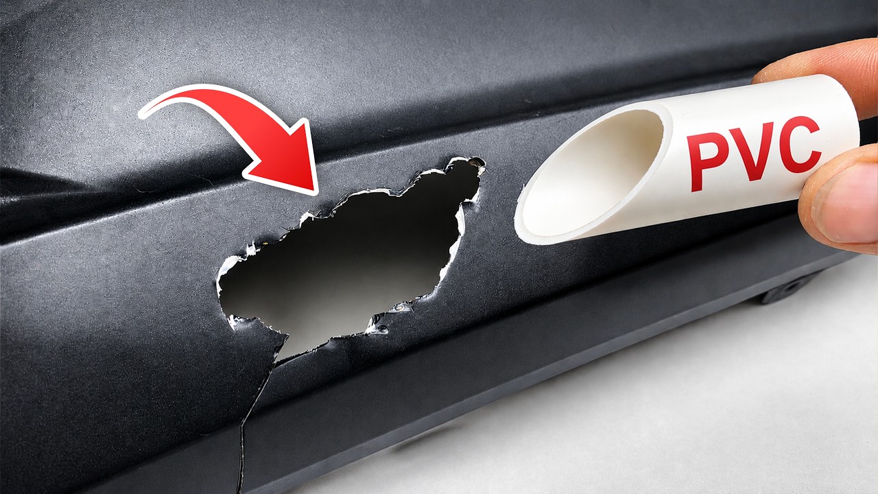 Ingenious Trick by 60-Year-Old Mechanic! Repair Broken Plastic Like New with Plastic Welding Method