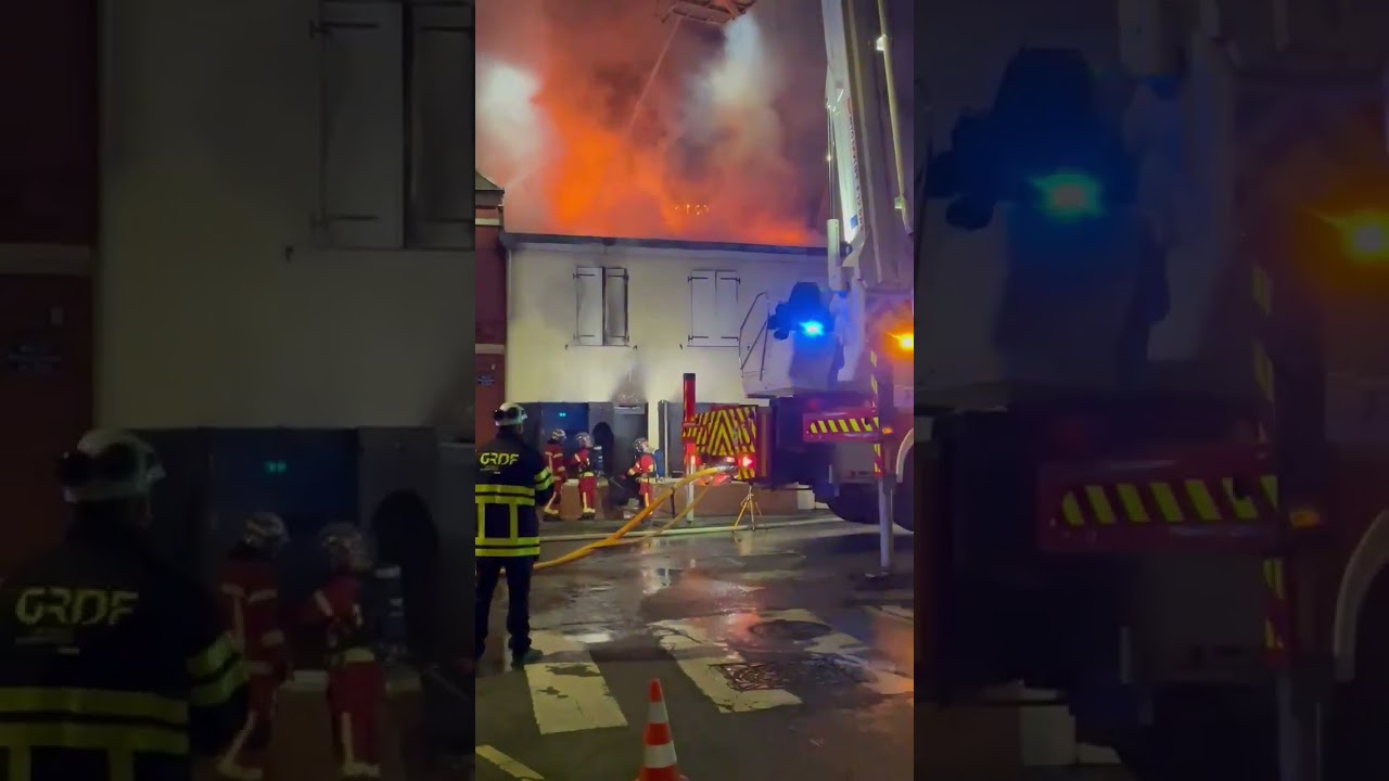 Incendie à Beauvais : une maison en proie aux flammes près de l’hôpital