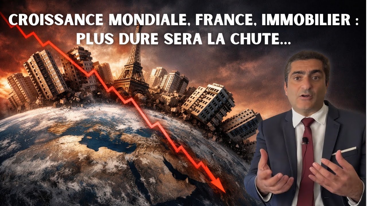 Croissance mondiale, France, Immobilier : Plus dure sera la chute…