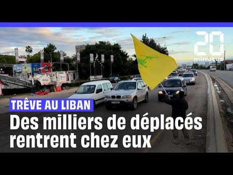 Trêve au Liban : Des milliers de déplacés prennent le chemin du retour