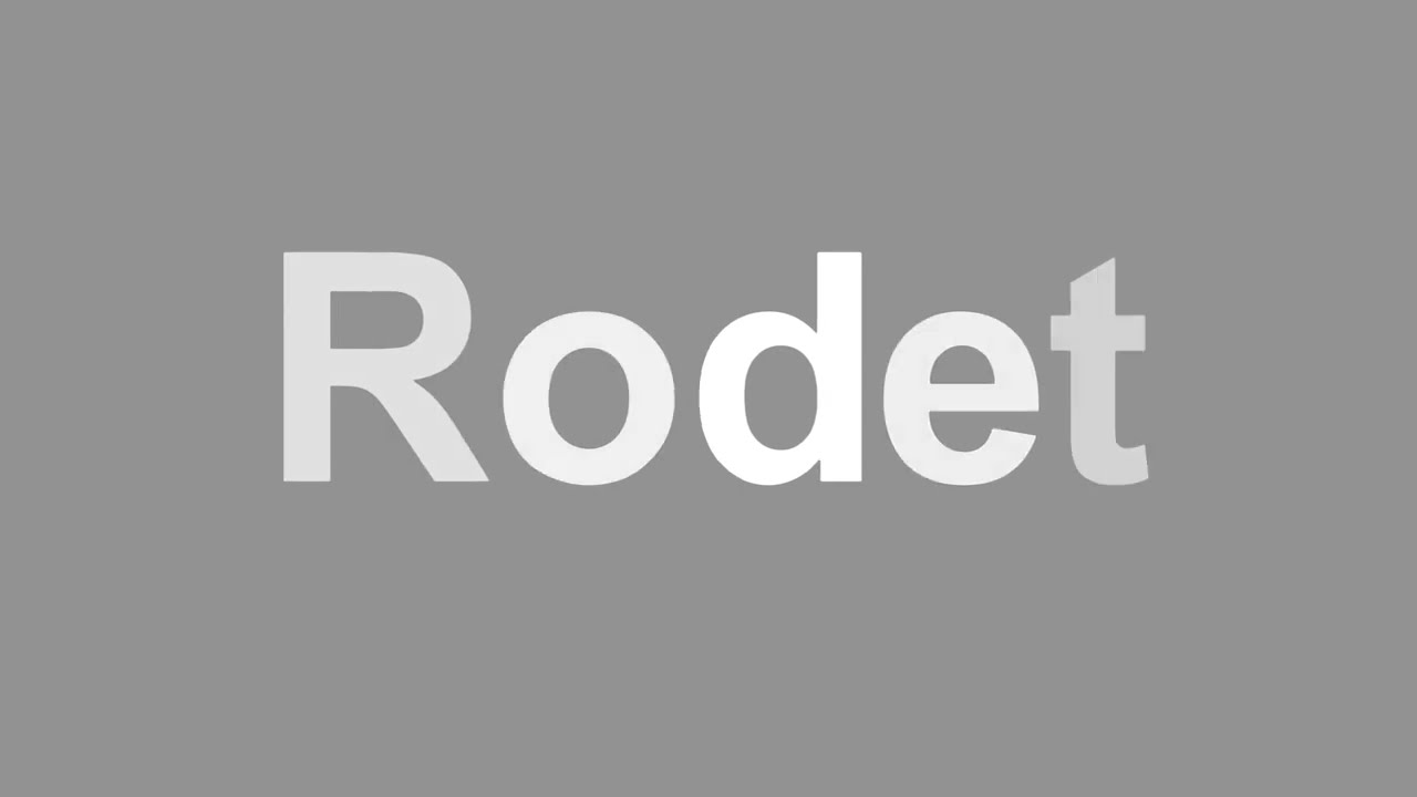 VIDEO PRESENTATION RODET