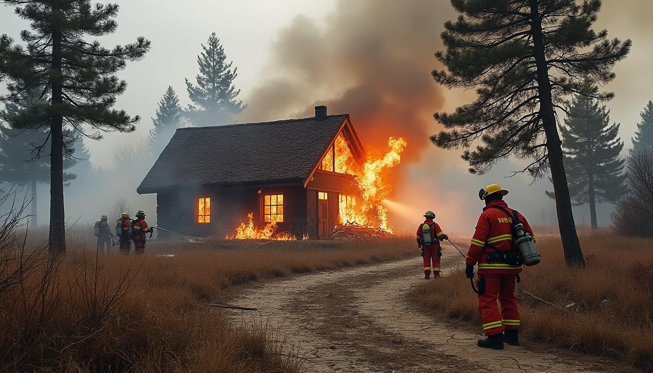 un incendie ravage une maison individuelle dans la drôme, mobilisant les pompiers pour maîtriser le sinistre et protéger les habitants.