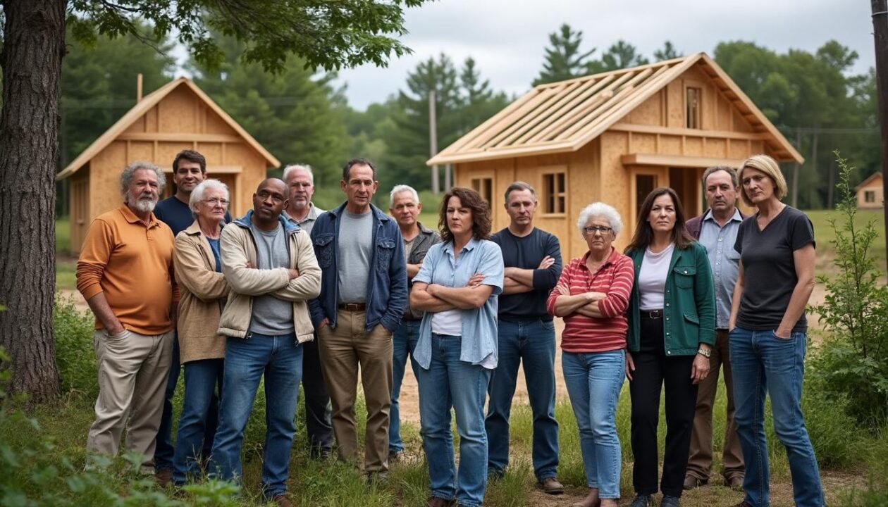 à pfastatt, les riverains expriment leur mécontentement face au projet de construction de maisons individuelles en bois dans le quartier de la glaisière, suscitant des tensions et débats locaux.