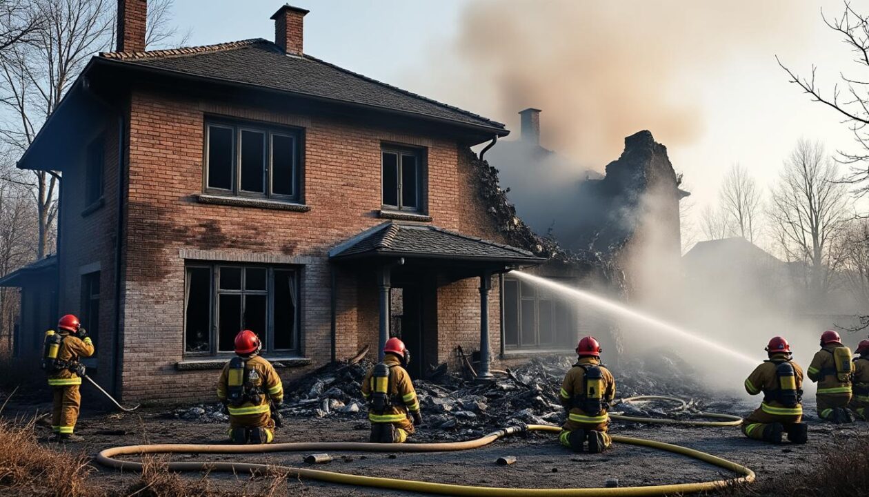 une maison près de neufchâtel-en-bray a été ravagée par un incendie, nécessitant une importante mobilisation des pompiers pour maîtriser le feu et sécuriser les lieux.