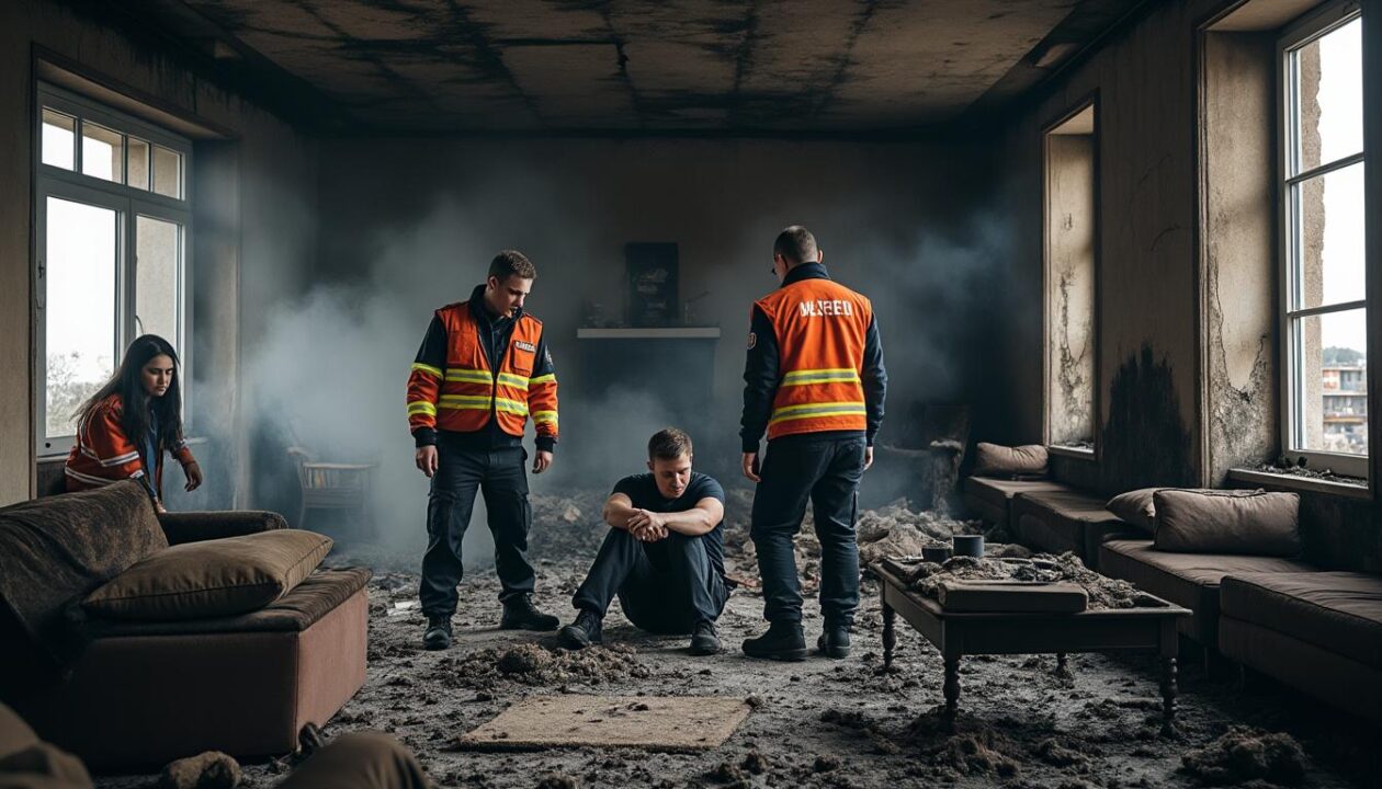 un incendie près de toulouse a gravement endommagé un salon à cause des fumées. une personne a été blessée et hospitalisée. découvrez les détails de cet incident.
