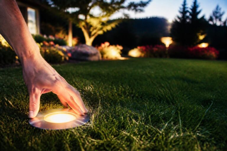 après une soirée d'été, découvrez le geste simple pour vérifier et préserver vos spots de jardin, assurant un éclairage extérieur toujours efficace et durable.