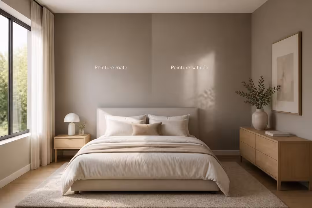 découvrez comment choisir entre une peinture mate ou satinée pour votre chambre afin d'obtenir une ambiance idéale et un rendu harmonieux.