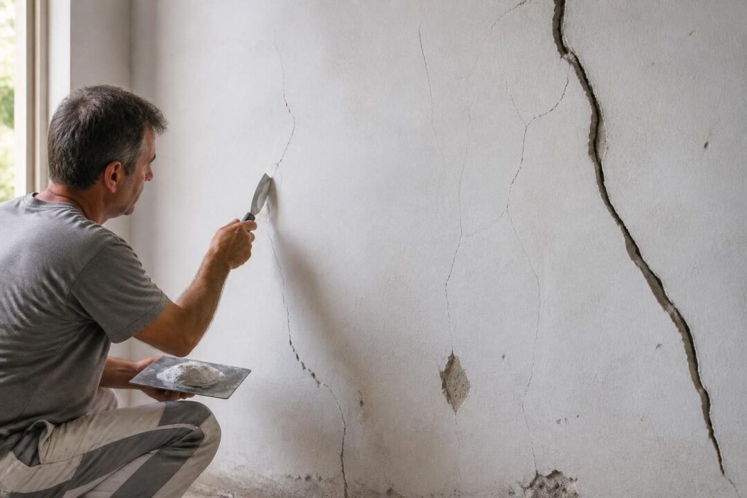 découvrez quelles fissures au mur vous pouvez réparer vous-même facilement et économisez sur les travaux de rénovation grâce à nos conseils pratiques.