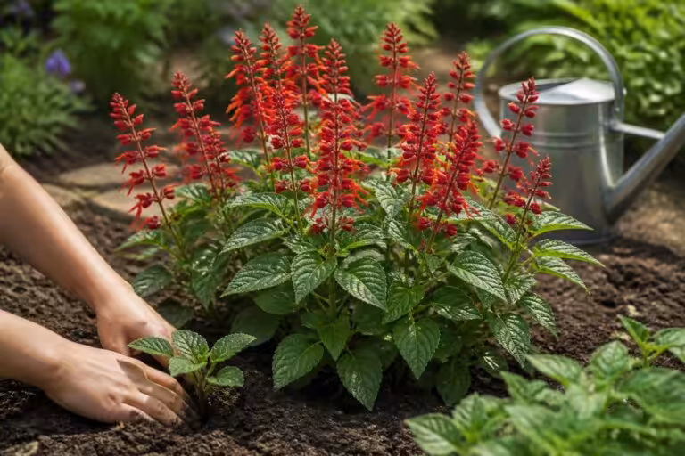 découvrez comment planter et entretenir la sauge à fleur rouge pour embellir votre jardin avec cette plante colorée et facile à cultiver.